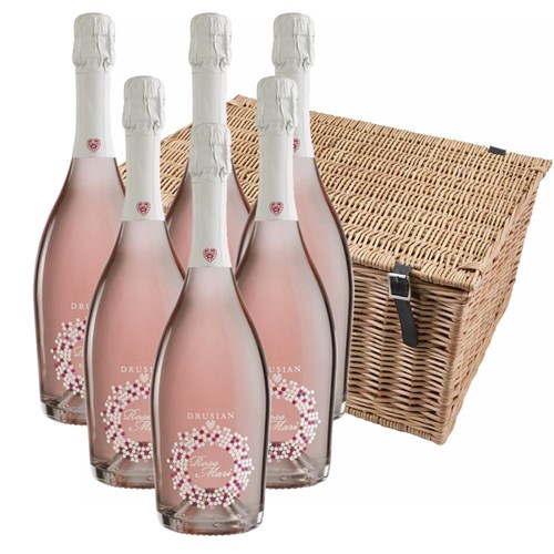Drusian Spumante Rose Mari Case of 6 Hamper